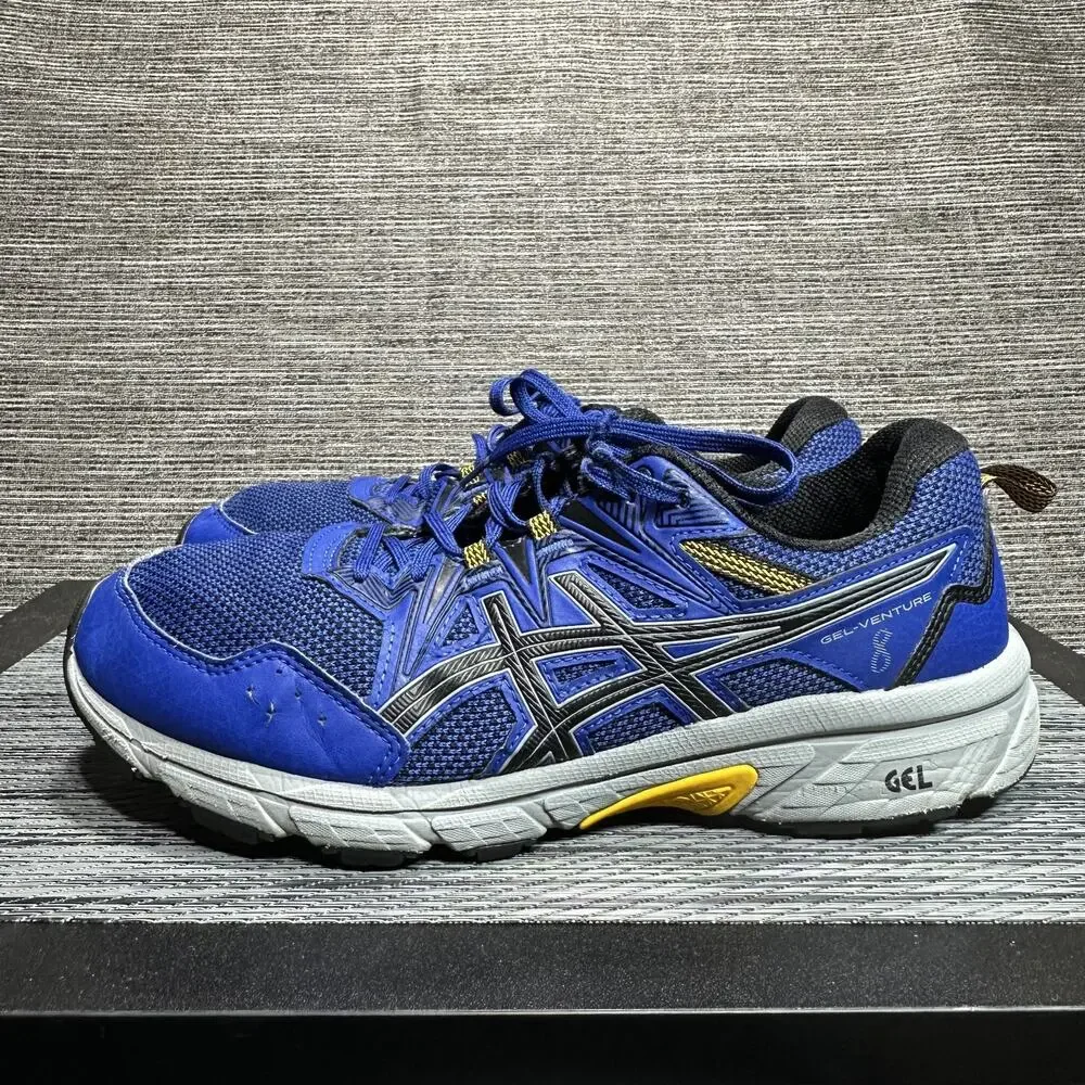 Asics Mens Gel Venture 8 Blue Running Shoes 1011A826 - Men's 9.5 Extra Wide